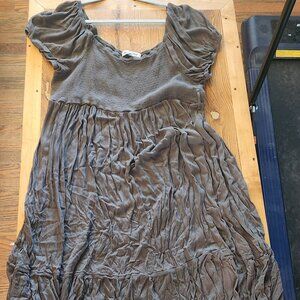 Smocked bust maxi dress